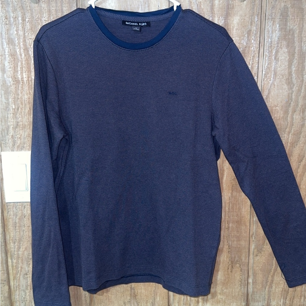 Michael Kors Dark Blue Long Sleeve Tee
